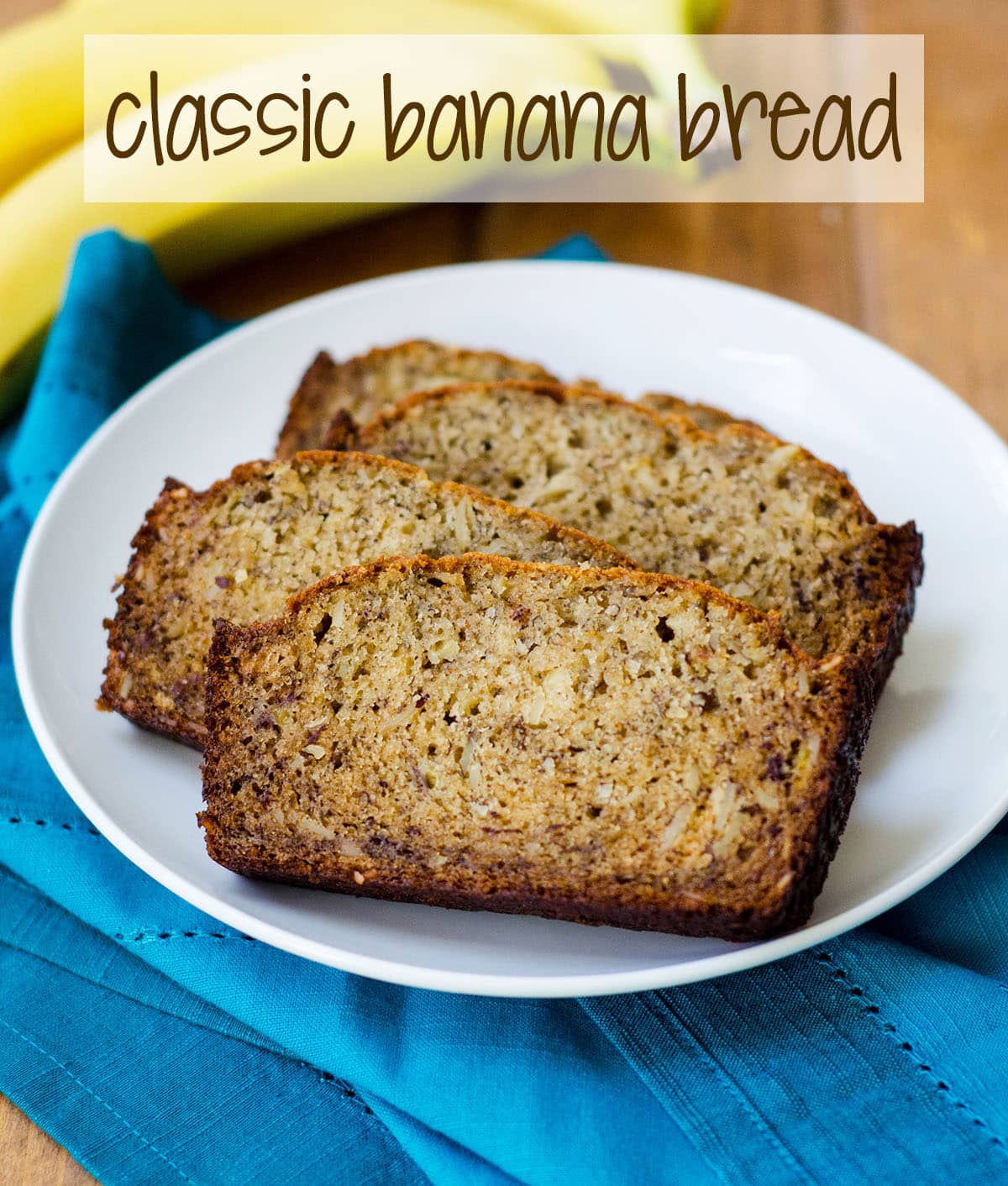 Classic Banana Bread: Spiced with a touch of cinnamon and studded with nuts, not much beats this classic quick bread! via @frshaprilflours