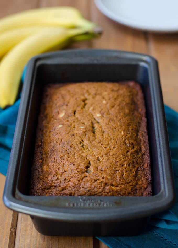 Classic Banana Bread: Spiced with a touch of cinnamon and studded with nuts, not much beats this classic quick bread!