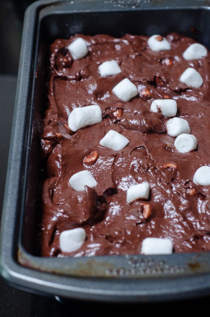 S'mores Quick Bread: Decadent chocolate quick bread swirling with graham cracker chunks and mini marshmallows. 