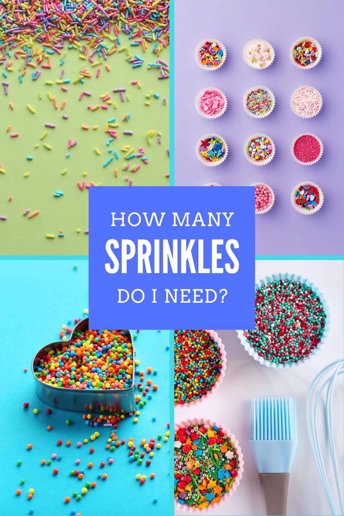 A comprehensive overview of exactly how many sprinkles you need for your preferred method of decorating cupcakes. via @frshaprilflours