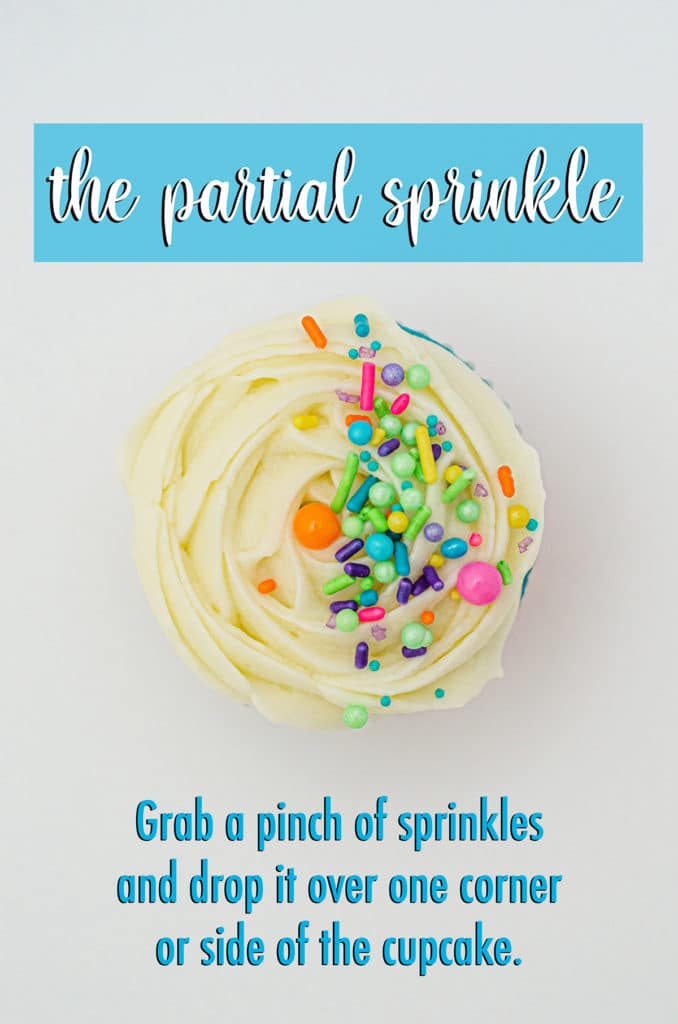 How Many Sprinkles Do I Need? A comprehensive overview of exactly how many sprinkles you need for your preferred method of decorating cupcakes.