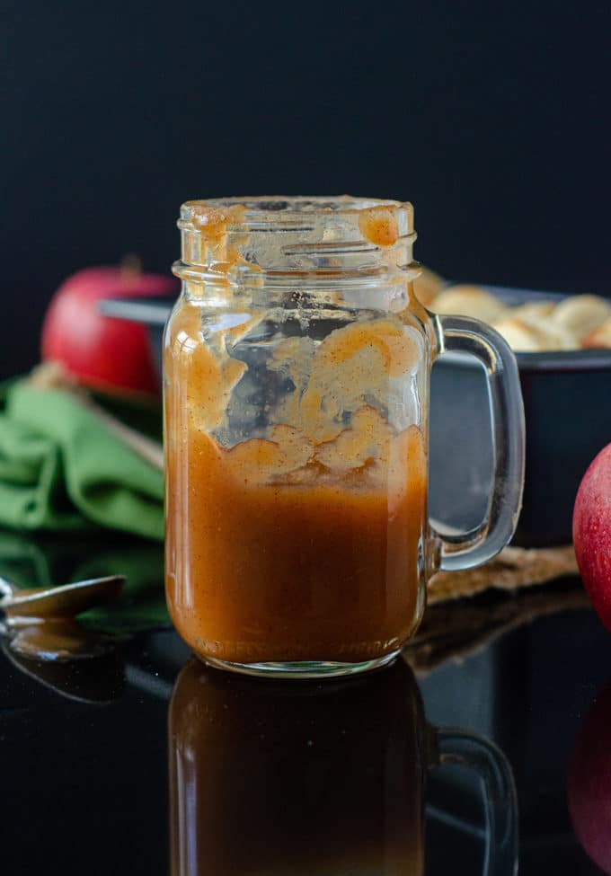 jar of apple butter