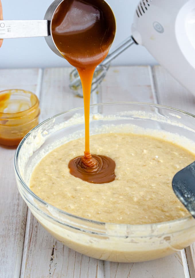 Salted Caramel Banana Bread: Classic banana bread gets swirled with salted bourbon caramel sauce for a jazzy take on the original.