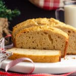Eggnog Quick Bread: A spiced bread made with actual eggnog for maximum flavor and moisture.