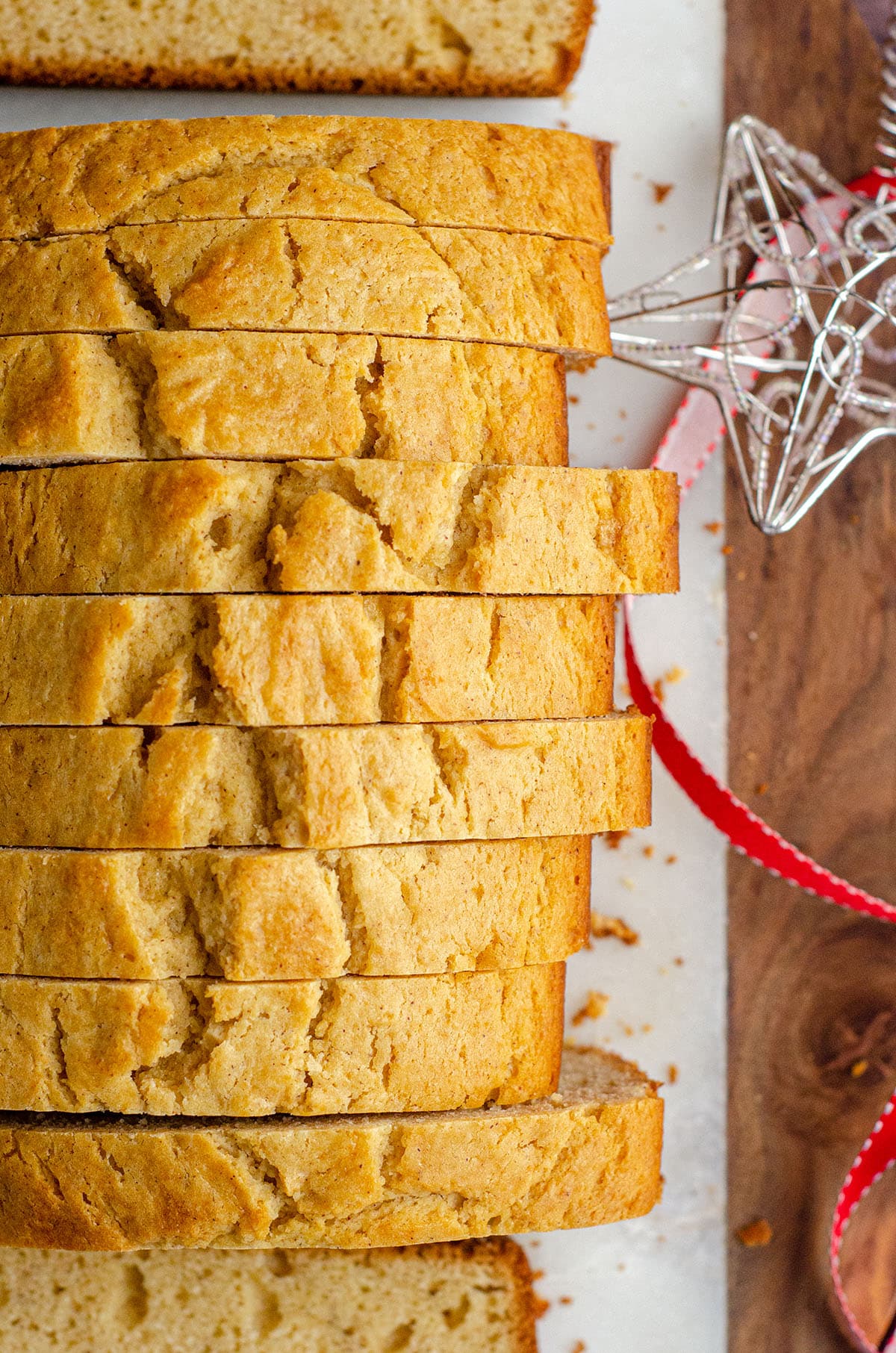 Eggnog Quick Bread: A spiced bread made with actual eggnog for maximum flavor and moisture.