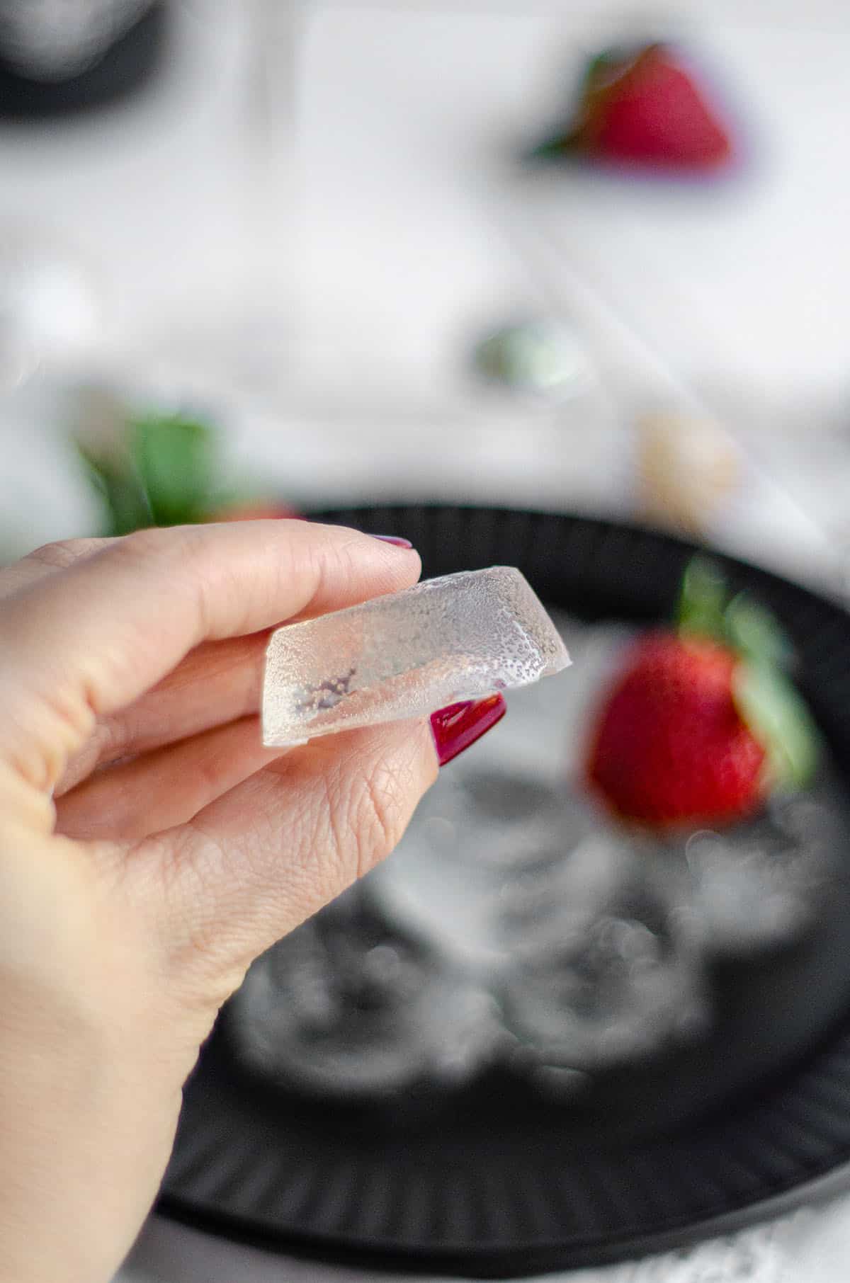 Try making these holiday ice cubes for Christmas, NYE or your holiday , ice cube