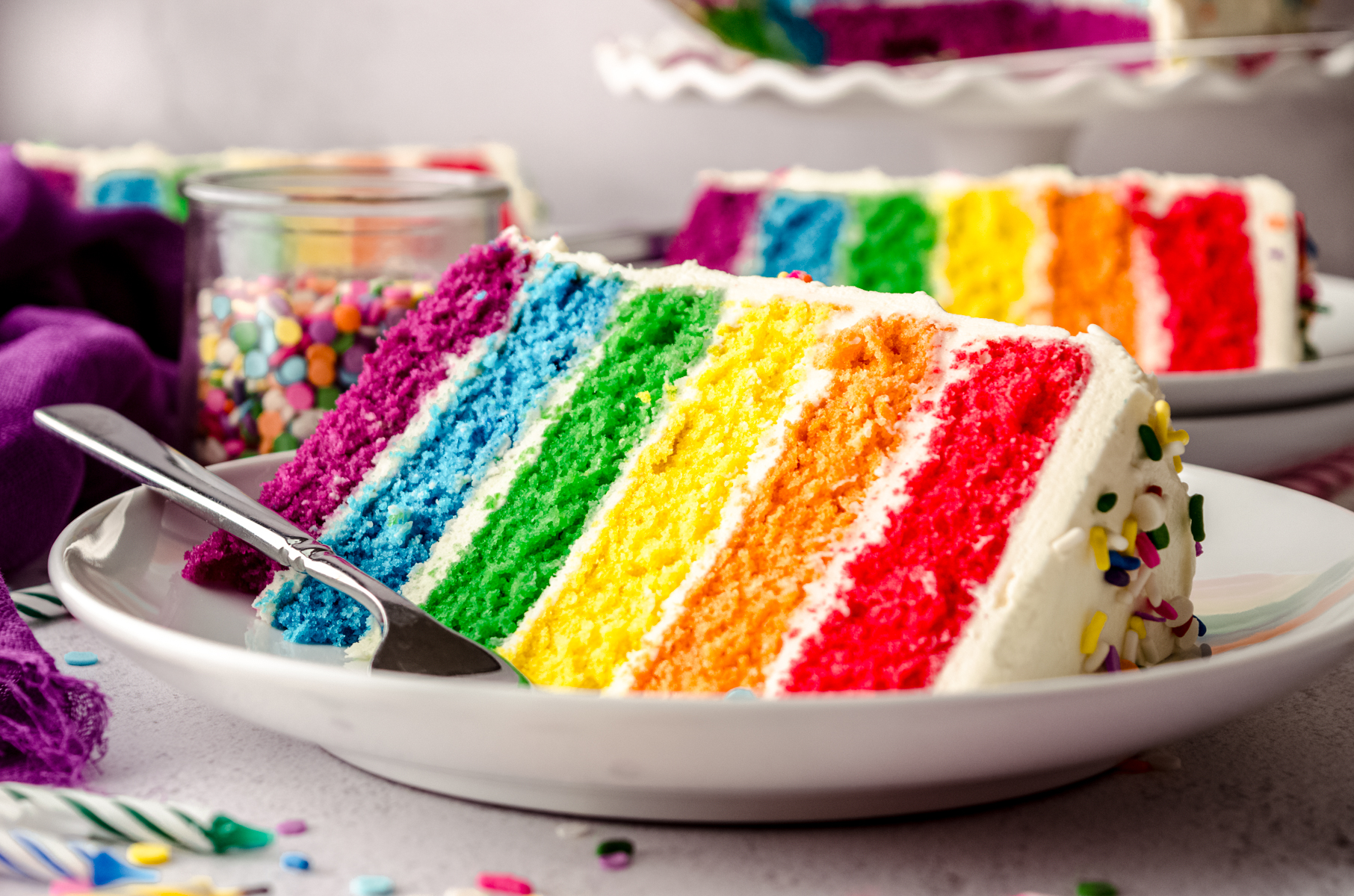 Rainbow Cake Recipe