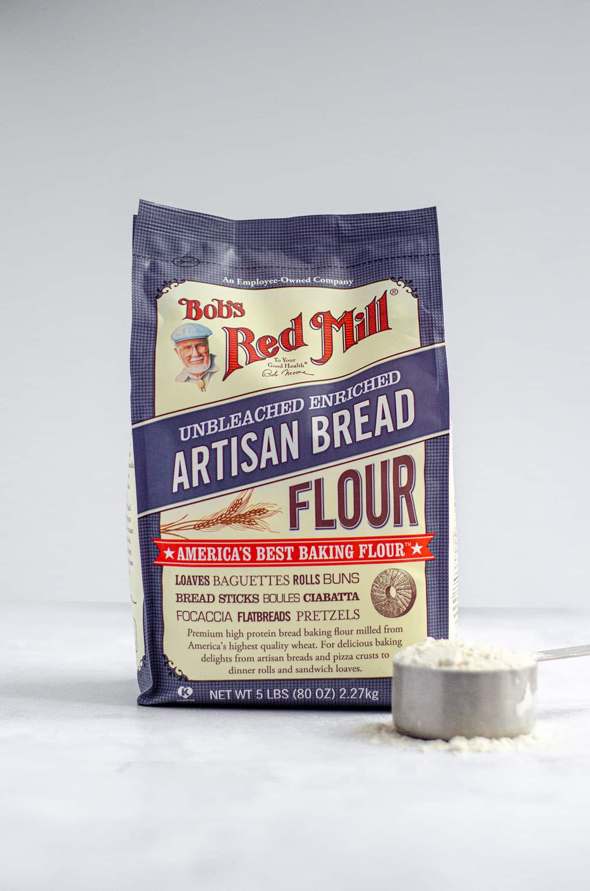 bag of bob's red mill artisan bread flour