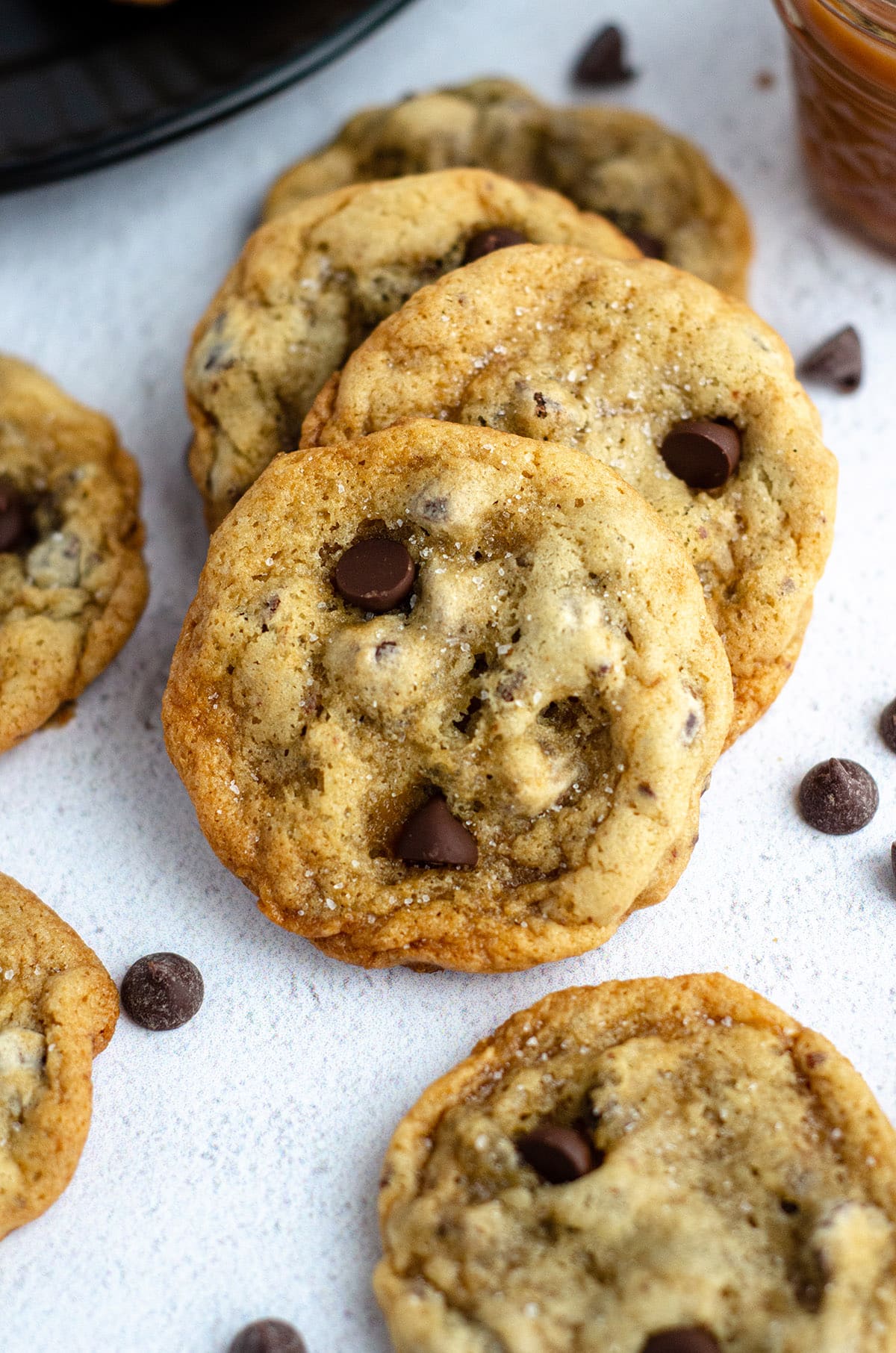 salted caramel chocolate chip cookies