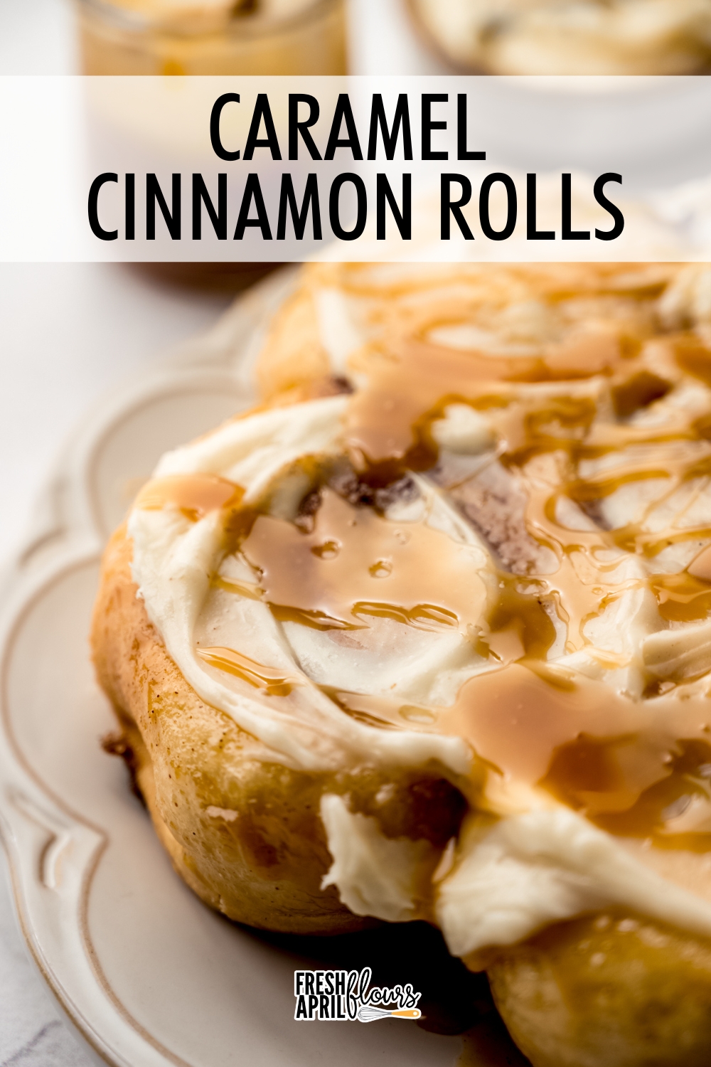 These caramel cinnamon rolls are ultra-soft and extra gooey, thanks to a rich caramel and heavy cream soak. Made with my trusted small batch cinnamon roll dough and a game-changing soaking technique, they’re dripping with warm, sticky caramel and finished with a slather of creamy salted caramel cream cheese frosting. In this post, I’ll walk you through every step, including my best tips for working with yeast so you have success on the first try. via @frshaprilflours