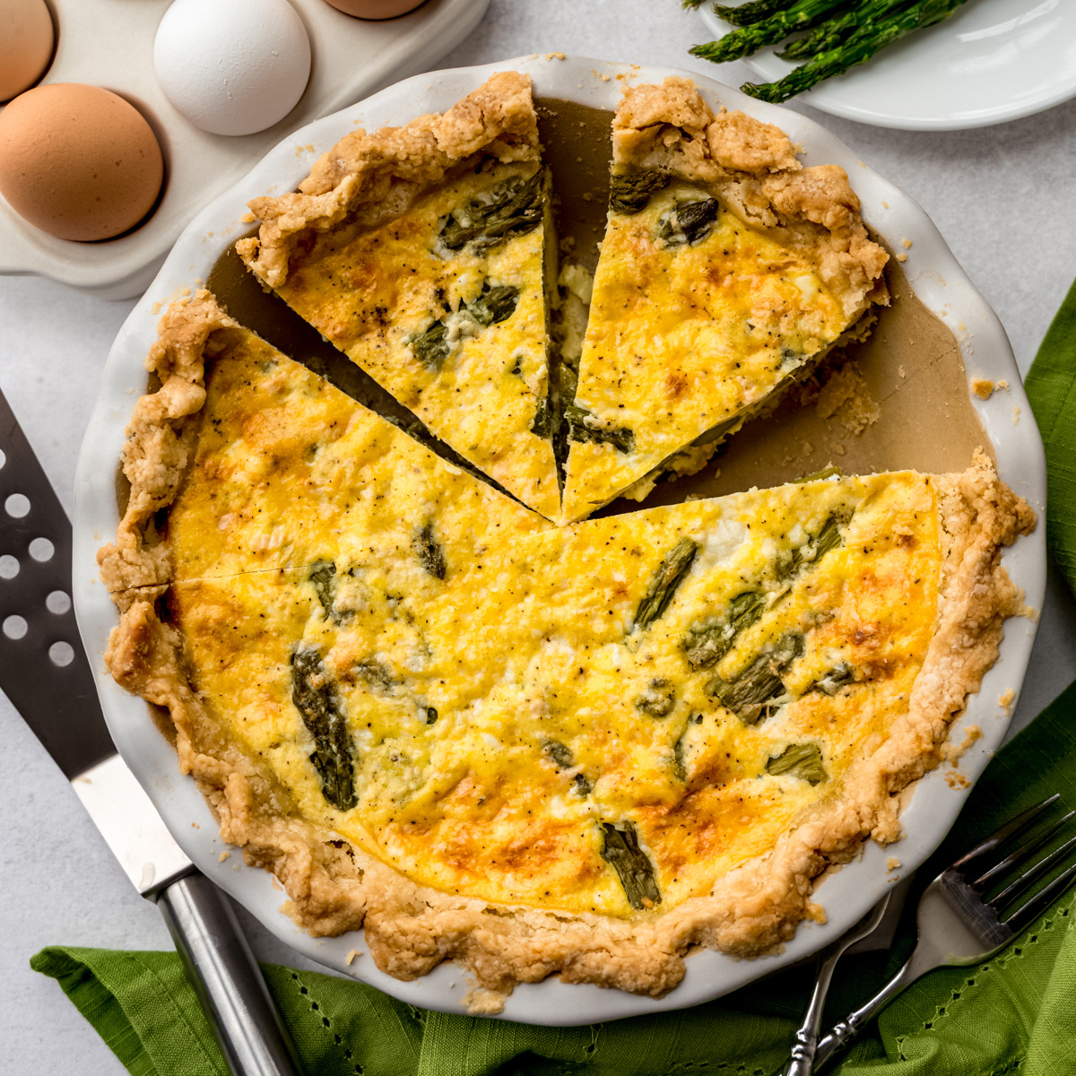 Asparagus Quiche Recipe