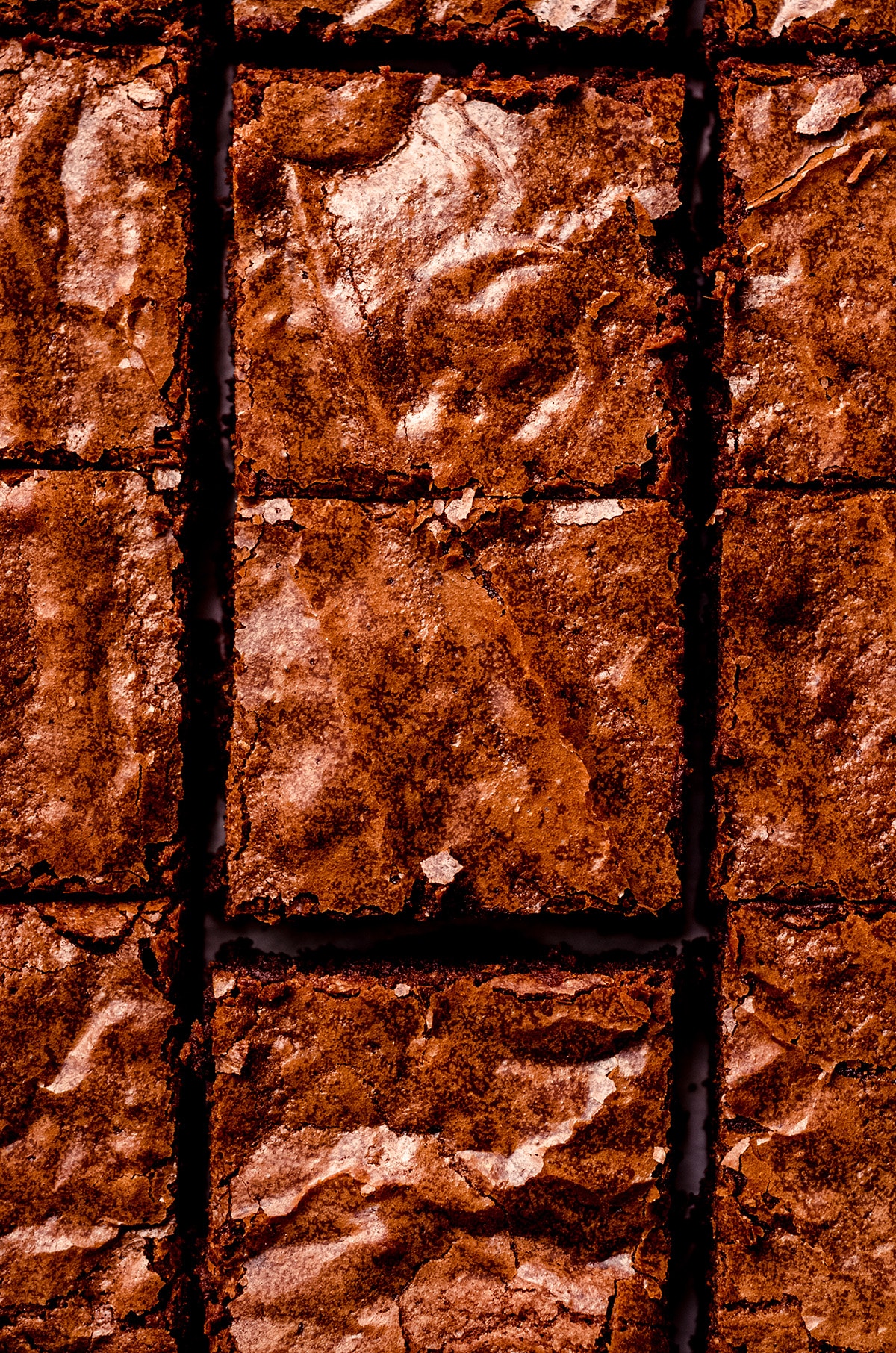 aerial photo of sliced homemade brownies