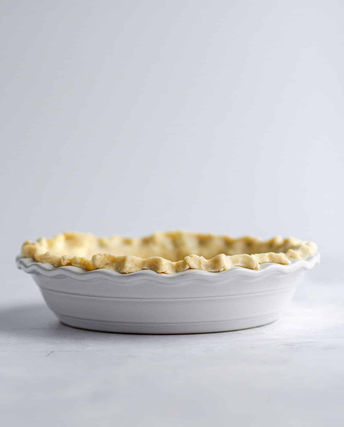 pie crust in a pie plate