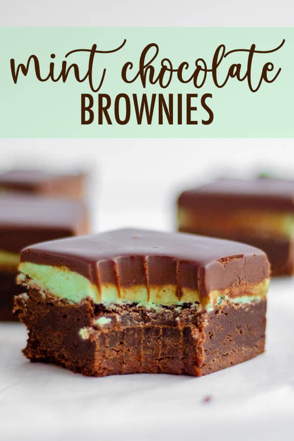 These decadent mint chocolate brownies begin with a dense and fudgy brownie base that's topped with a creamy mint frosting and a layer of smooth chocolate ganache. via @frshaprilflours