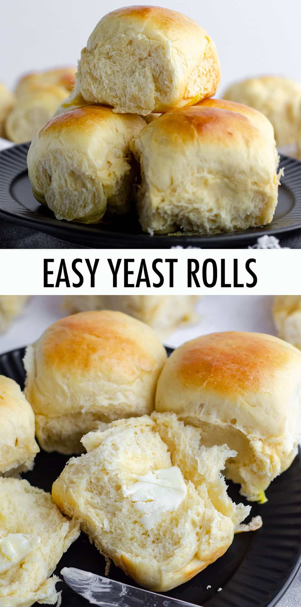 These easy yeast rolls are made with simple ingredients and are perfect for yeast bread beginners. This recipe results in soft, pillowy rolls that can be made ahead of time and allowed to rest overnight in the refrigerator or baked right away. via @frshaprilflours