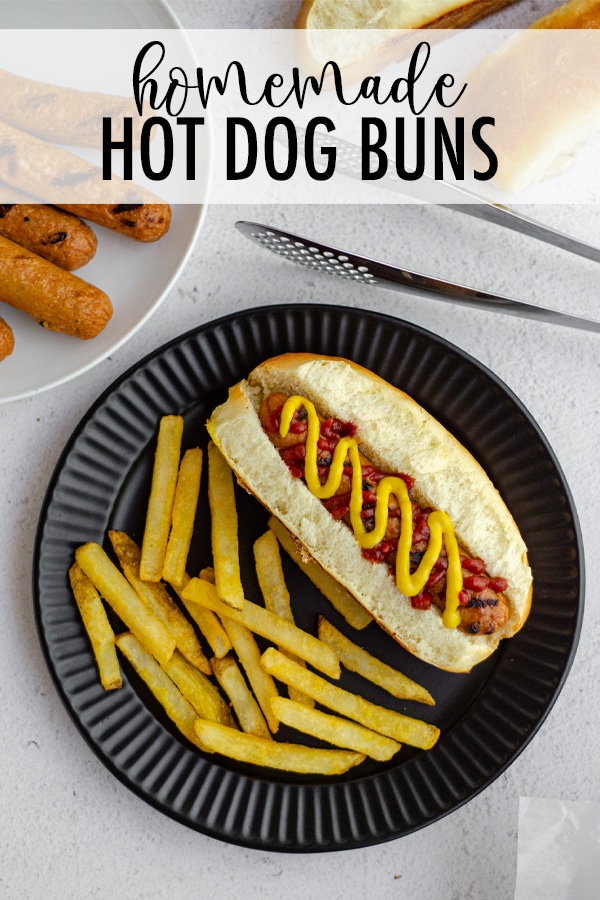 These easy homemade hot dog buns will be a new favorite addition to your cookout. This recipe makes 10, so you'll never be stuck with 2 extra buns ever again! via @frshaprilflours