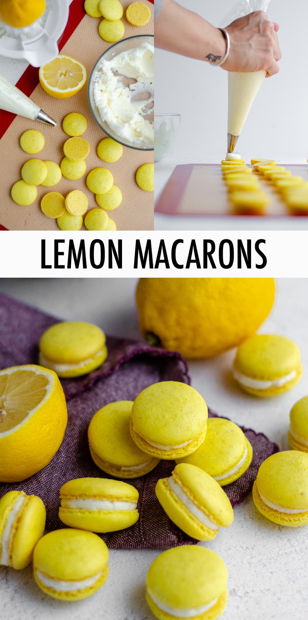 Lemon Macarons Fresh April Flours