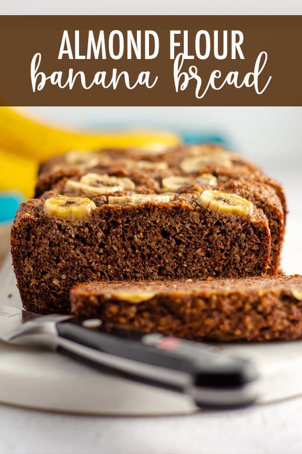 Moist and flavorful banana bread made entirely with almond flour for a naturally gluten free quick bread. via @frshaprilflours