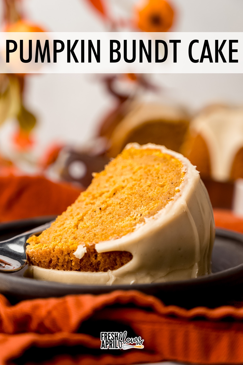 This moist and flavorful pumpkin Bundt cake takes everything you love about my pumpkin layer cake and makes it even easier to bake and assemble with the simplicity of a Bundt pan. Top it with an easy maple glaze for the perfect complement of sweetness in every bite. via @frshaprilflours
