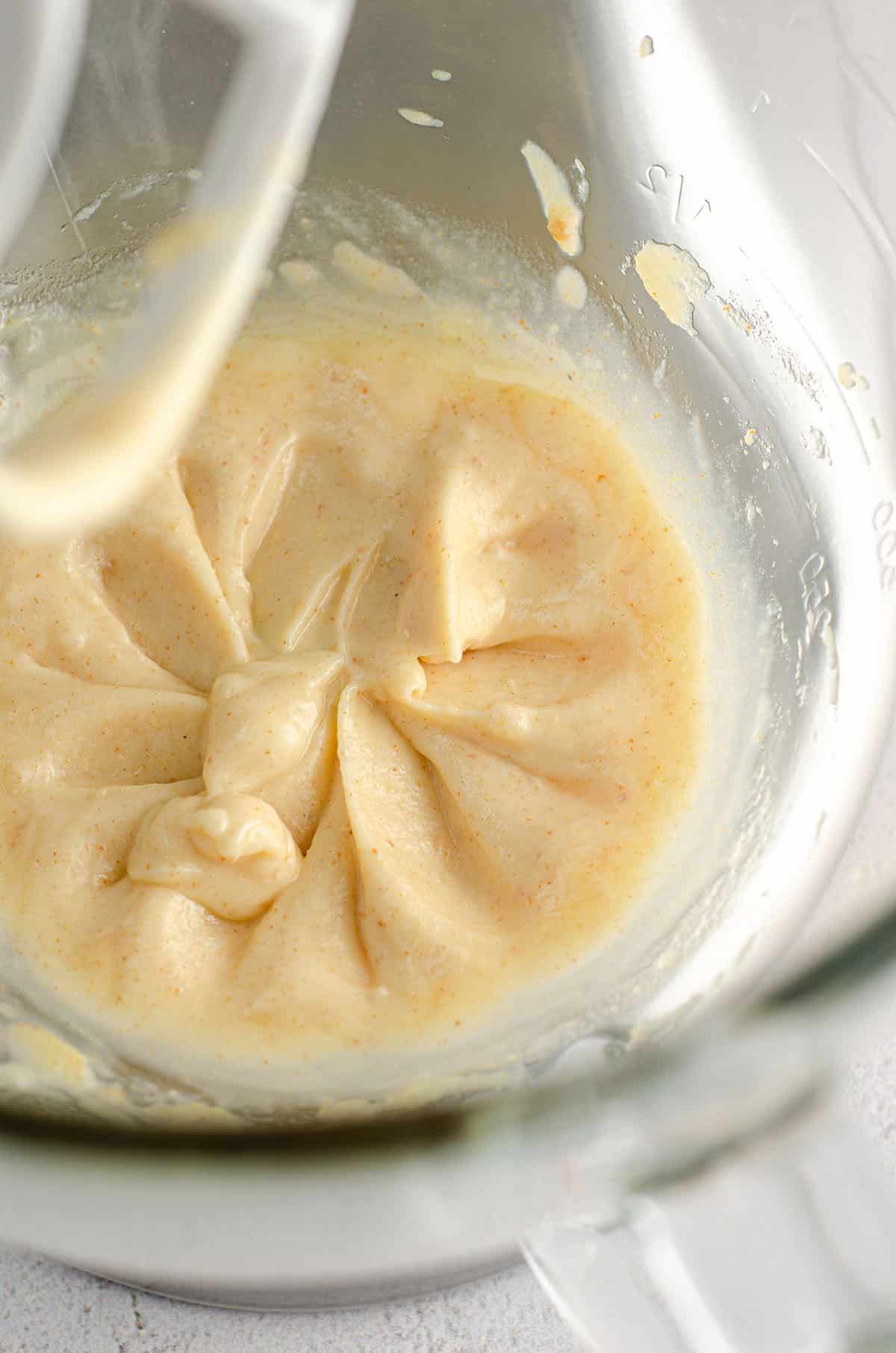 browned butter whipped in a bowl
