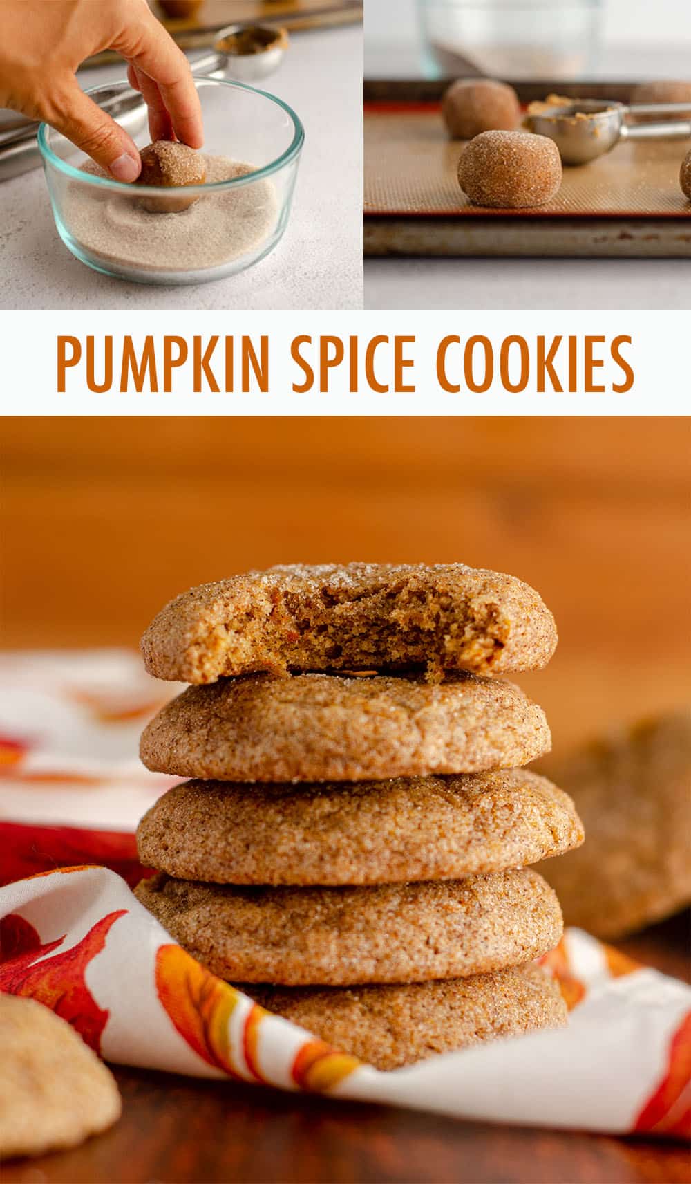 Pumpkin Pie Spice Cookies