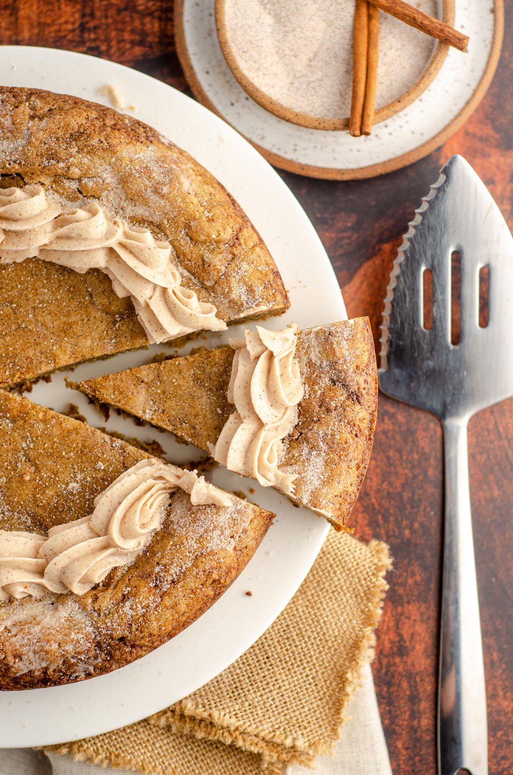 Snickerdoodle Cookie Cake Fresh April Flours