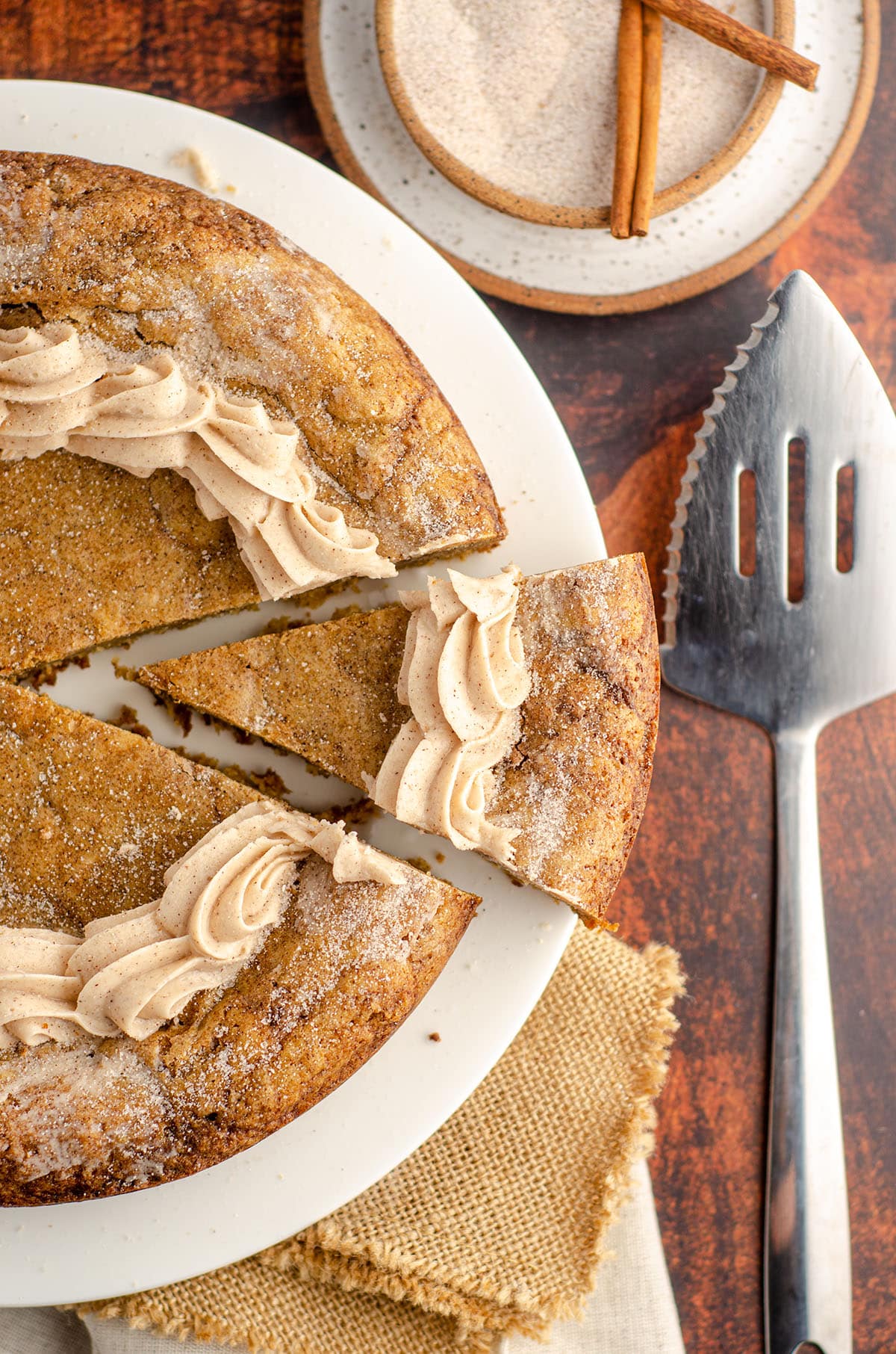 Snickerdoodle Cookie Cake