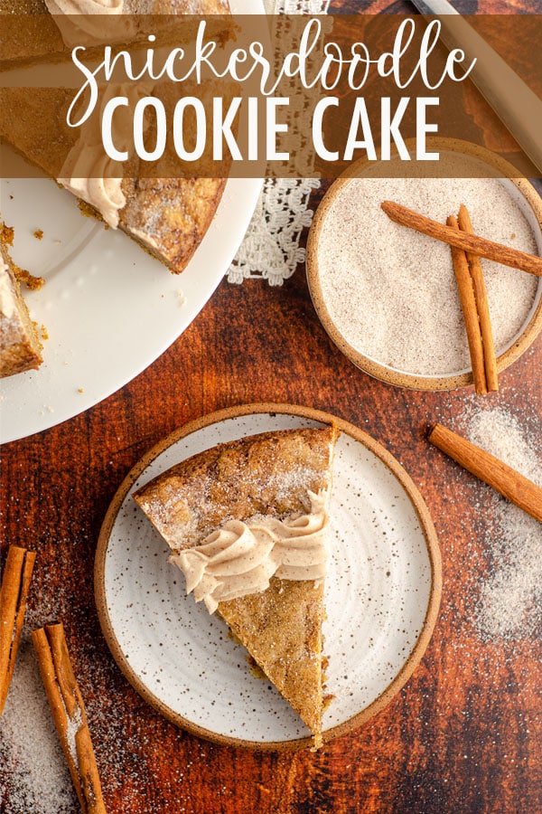 Snickerdoodle Cookie Cake