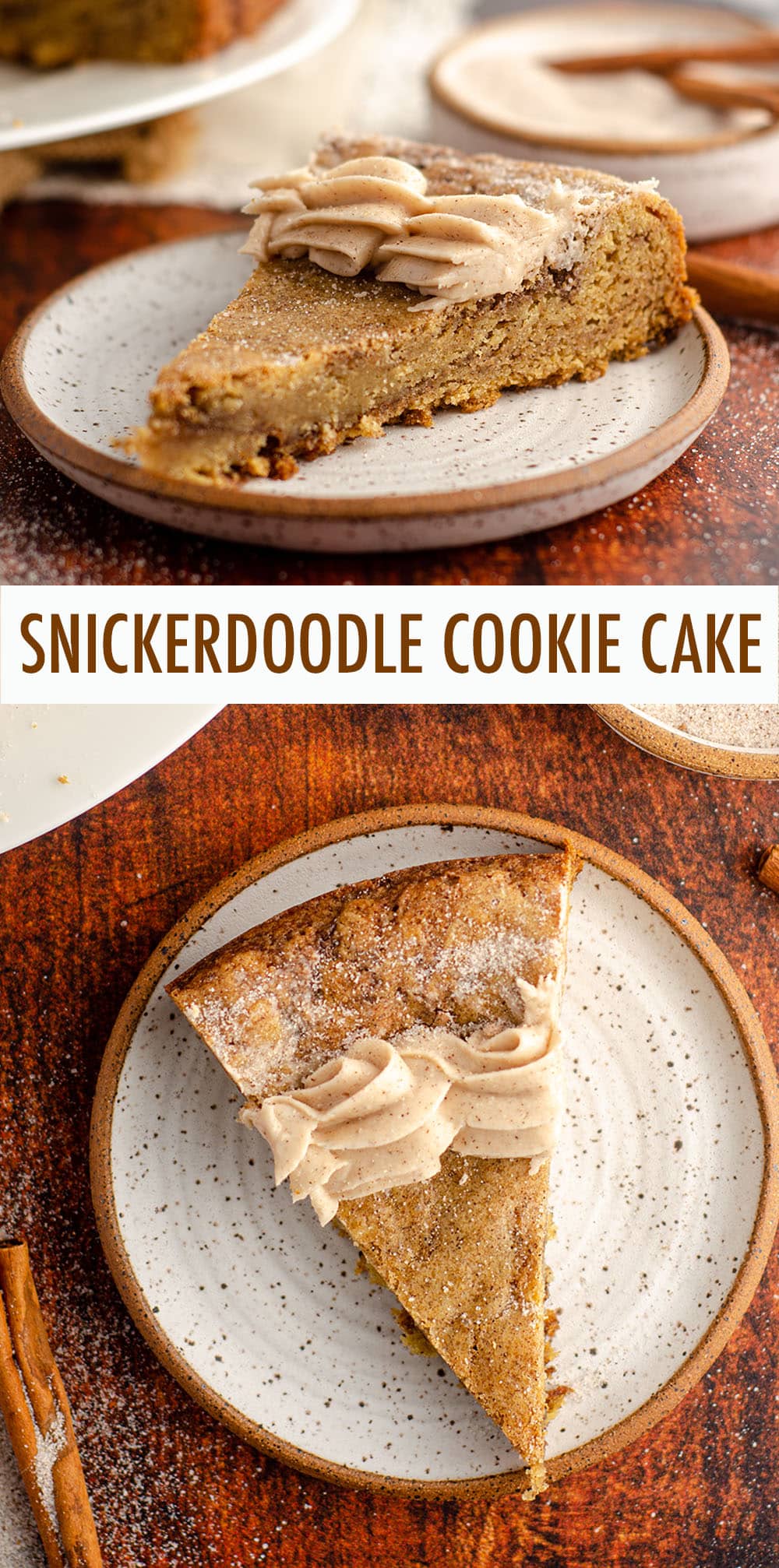 Snickerdoodle Cookie Cake 