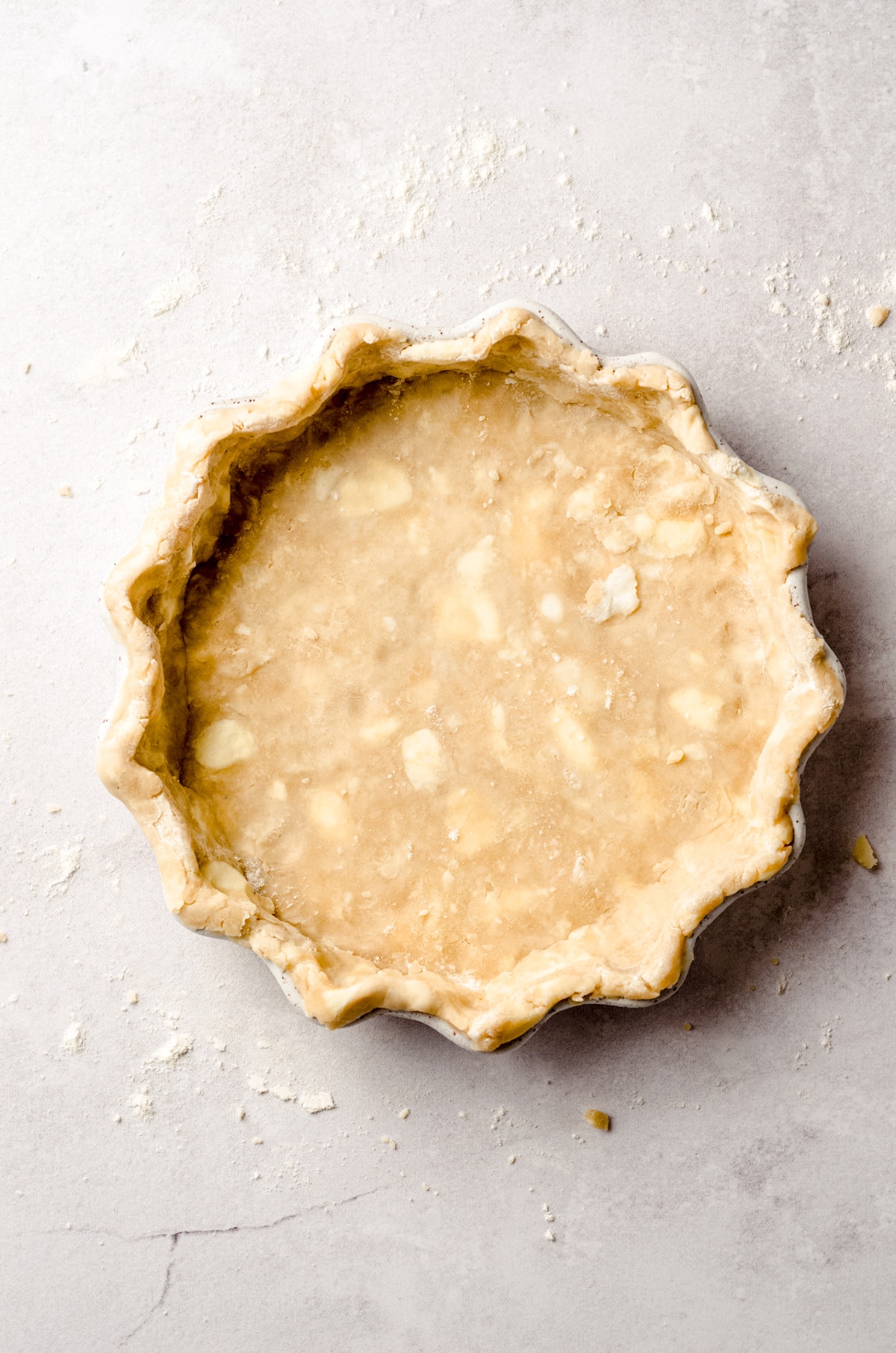 pie crust in a pie plate