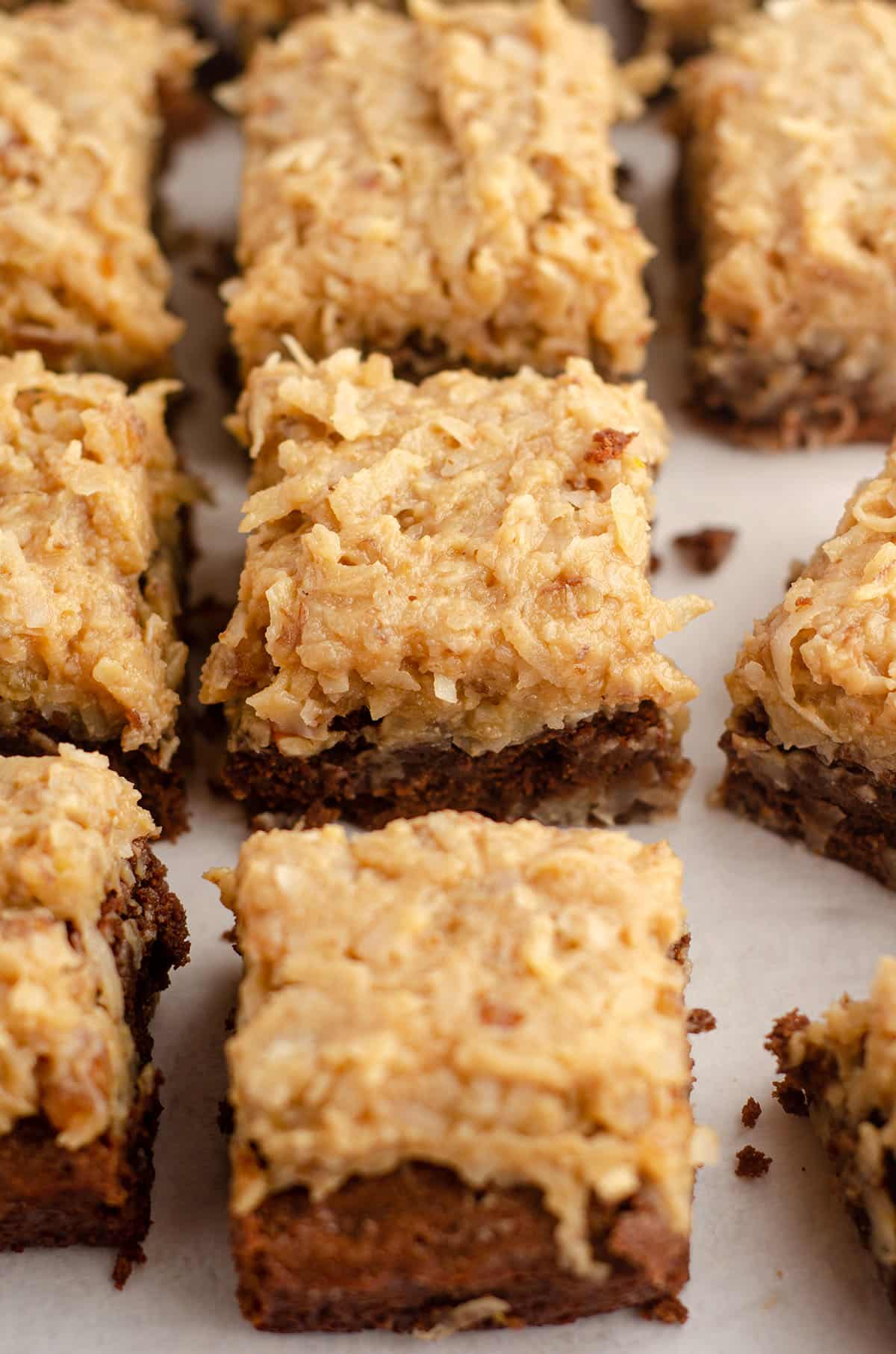 German Chocolate Brownies