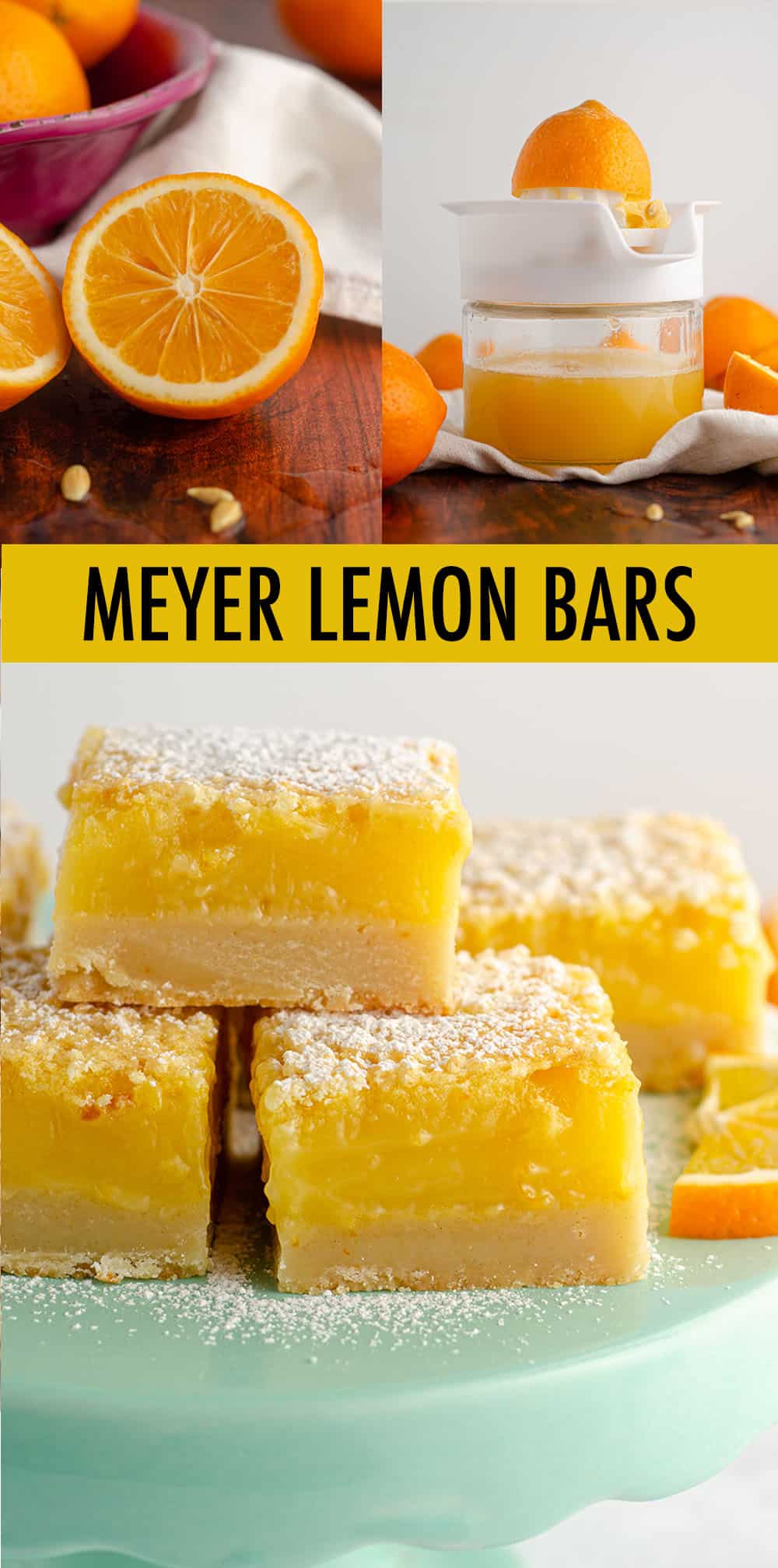 These ultra thick and creamy Meyer lemon bars sit atop a buttery shortbread crust and will be the last lemon square recipe you'll ever need! via @frshaprilflours