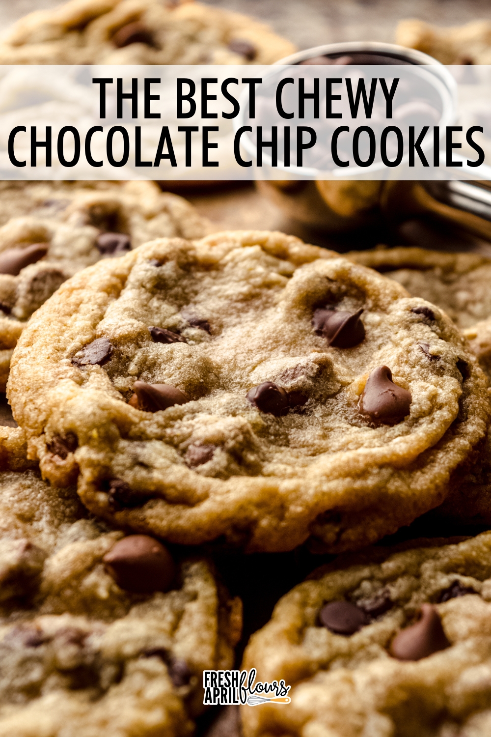 This classic chewy chocolate chip cookie recipe features slightly crisp edges that lead to a soft and chewy interior, and there's no mixer required! With dozens of 5-star reviews and folks who have adopted this recipe as their standard go-to chocolate chip cookie, you are sure to find something to love about it, too! via @frshaprilflours