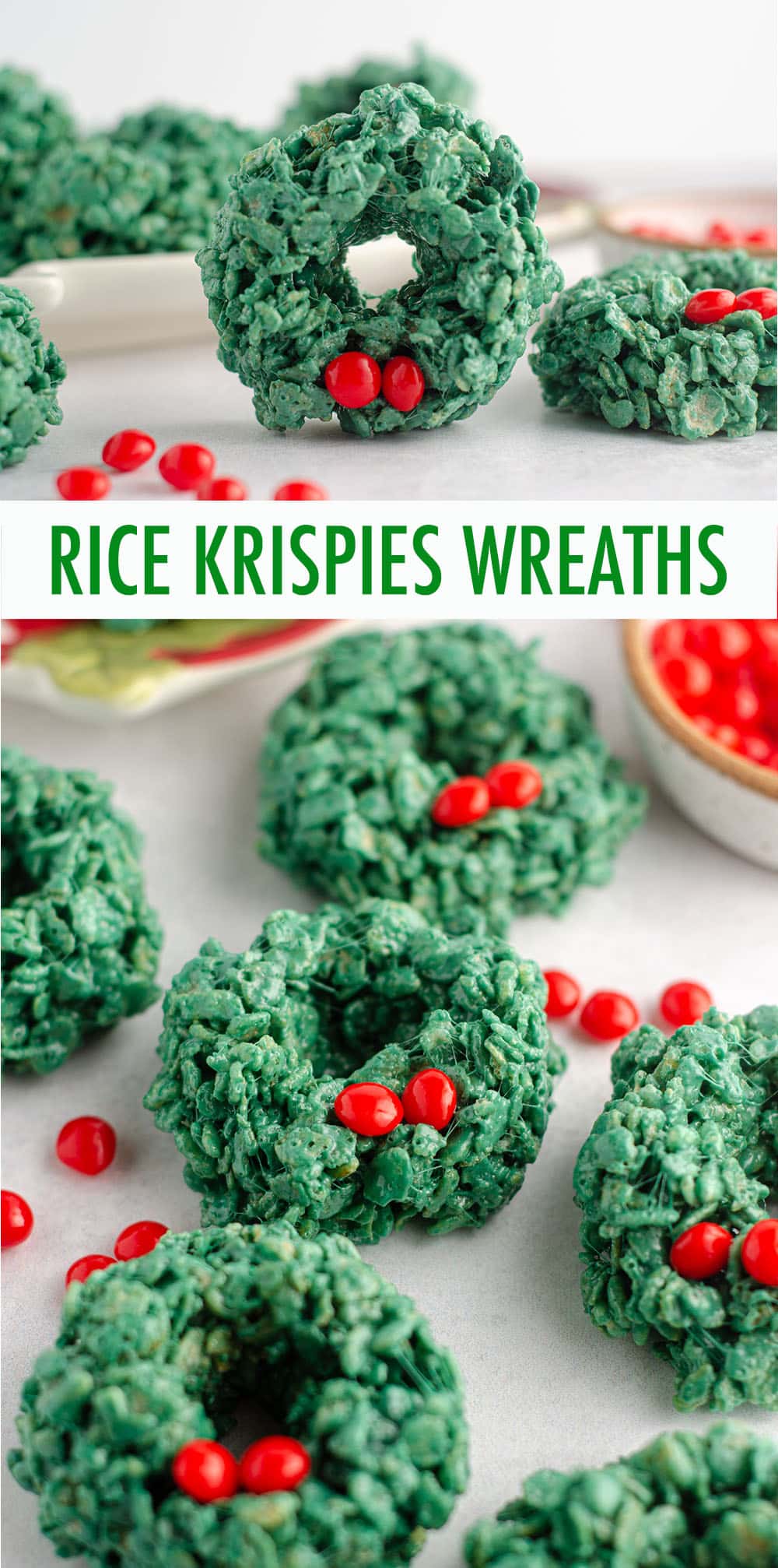Rice Krispies Wreaths