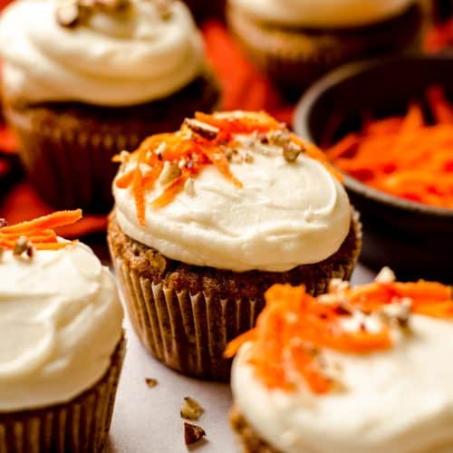 Gluten Free Carrot Cake Cupcakes - Chocolate Covered Katie