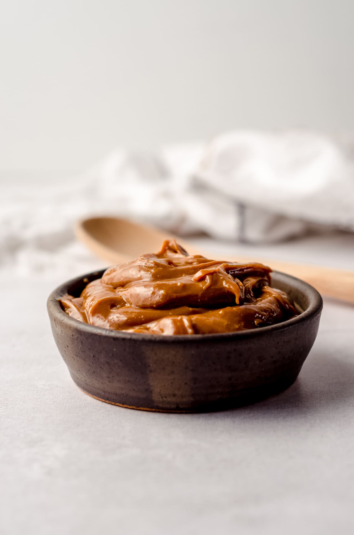 homemade dulce de leche in a bowl