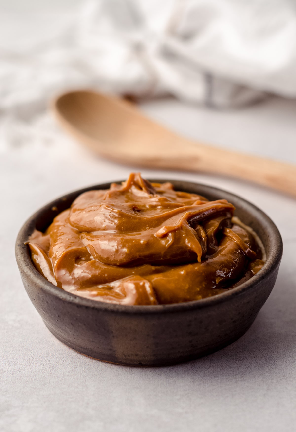 homemade dulce de leche in a bowl