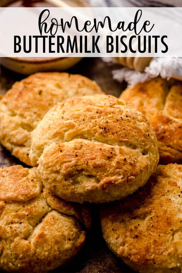 These crispy on the outside, flaky on the inside buttermilk biscuits are made with just a few simple ingredients and can be made vegan with a couple easy swaps. via @frshaprilflours