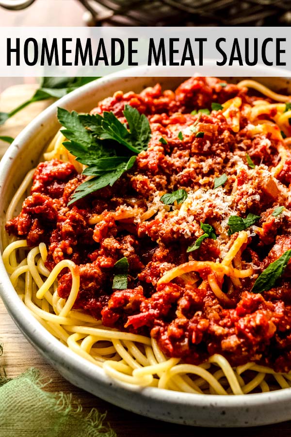 This authentic Italian meat sauce recipe is made with seven simple ingredients and has been the trusted go-to in my family for over a century. via @frshaprilflours