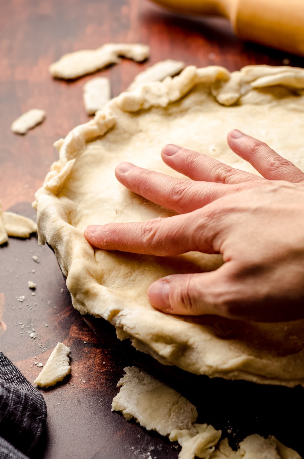 Double Crust Chicken Pot Pie - Fresh April Flours