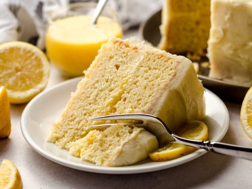The BEST Lemon Curd Cake - Rich And Delish
