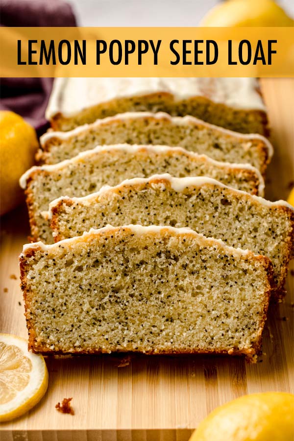 This incredibly moist and easy lemon poppy seed loaf is bursting with freshly squeezed lemon flavor and topped with a simple lemon glaze. via @frshaprilflours