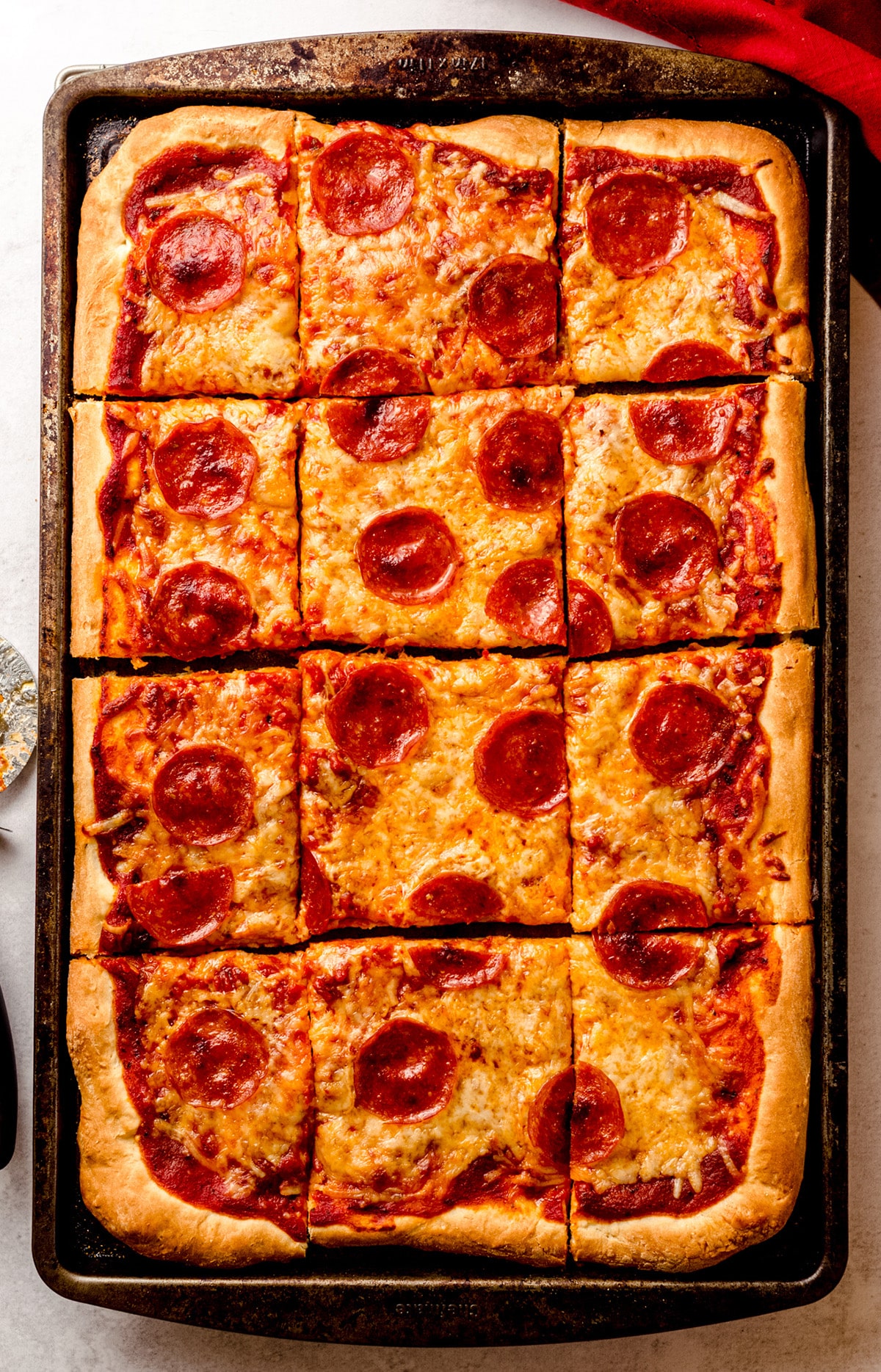 rectangular pizza