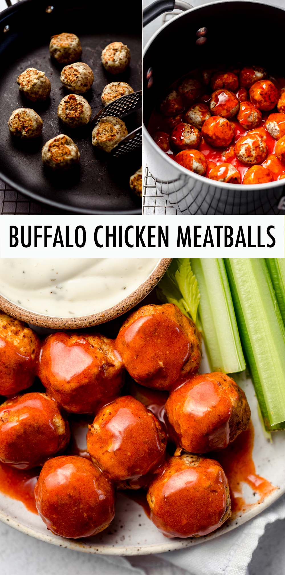These simple ground chicken meatballs are cooked in a spicy buffalo sauce, making them great as an appetizer or a meal. As written, the recipe is completely gluten-free. Replace ground flaxseed with traditional breadcrumbs if you prefer. via @frshaprilflours