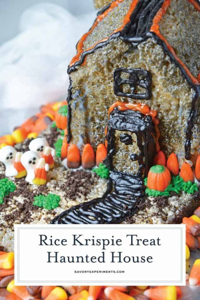 rice krispies treats haunted house
