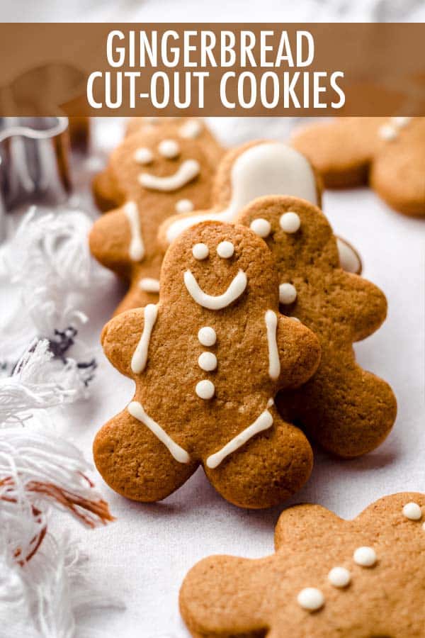 Spiced Gingerbread Cookies: Tender cookies with crisp edges, lightly sweetened with brown sugar and completely loaded with spicy gingerbread flavors. via @frshaprilflours