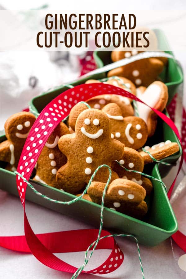 Spiced Gingerbread Cookies: Tender cookies with crisp edges, lightly sweetened with brown sugar and completely loaded with spicy gingerbread flavors. via @frshaprilflours