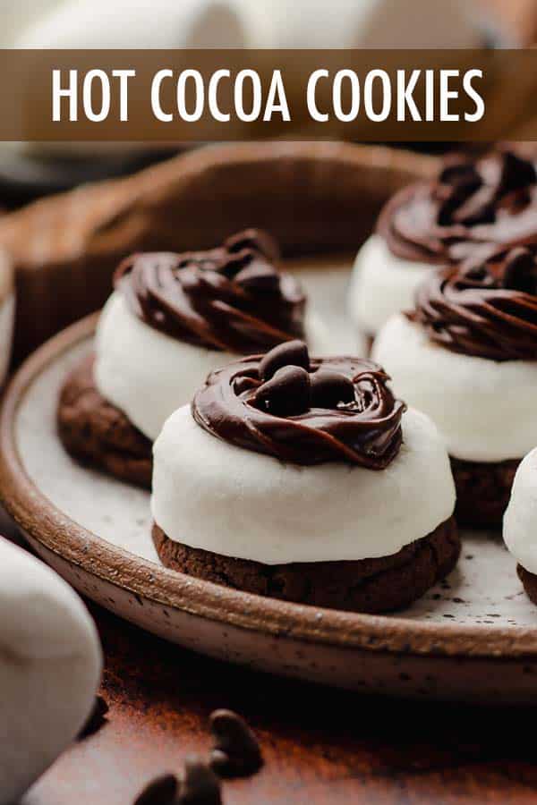 These easy bite-size fudgy chocolate cookies start with a boxed cake mix and are topped with a gooey marshmallow and a swirl of dark chocolate buttercream. via @frshaprilflours