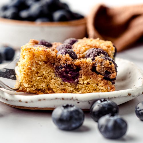 Blueberry Sour Cream Coffee Cake - Fresh April Flours