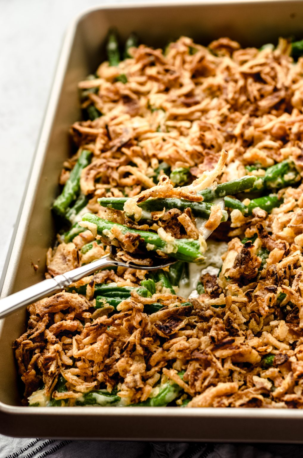 Easy Green Bean Casserole Without Mushroom Soup - Fresh April Flours